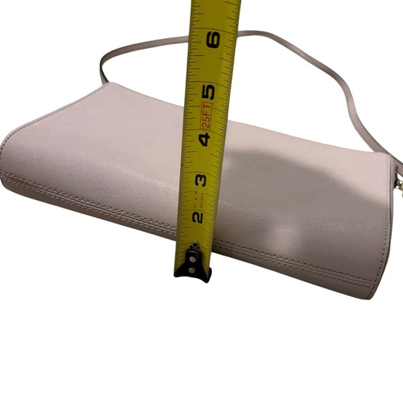 Kate Spade New York Leather Flap Crossbody Bag Black Pink Chain Strap - Picture 7 of 16